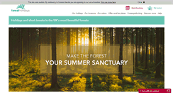 Desktop Screenshot of forestholidays.co.uk